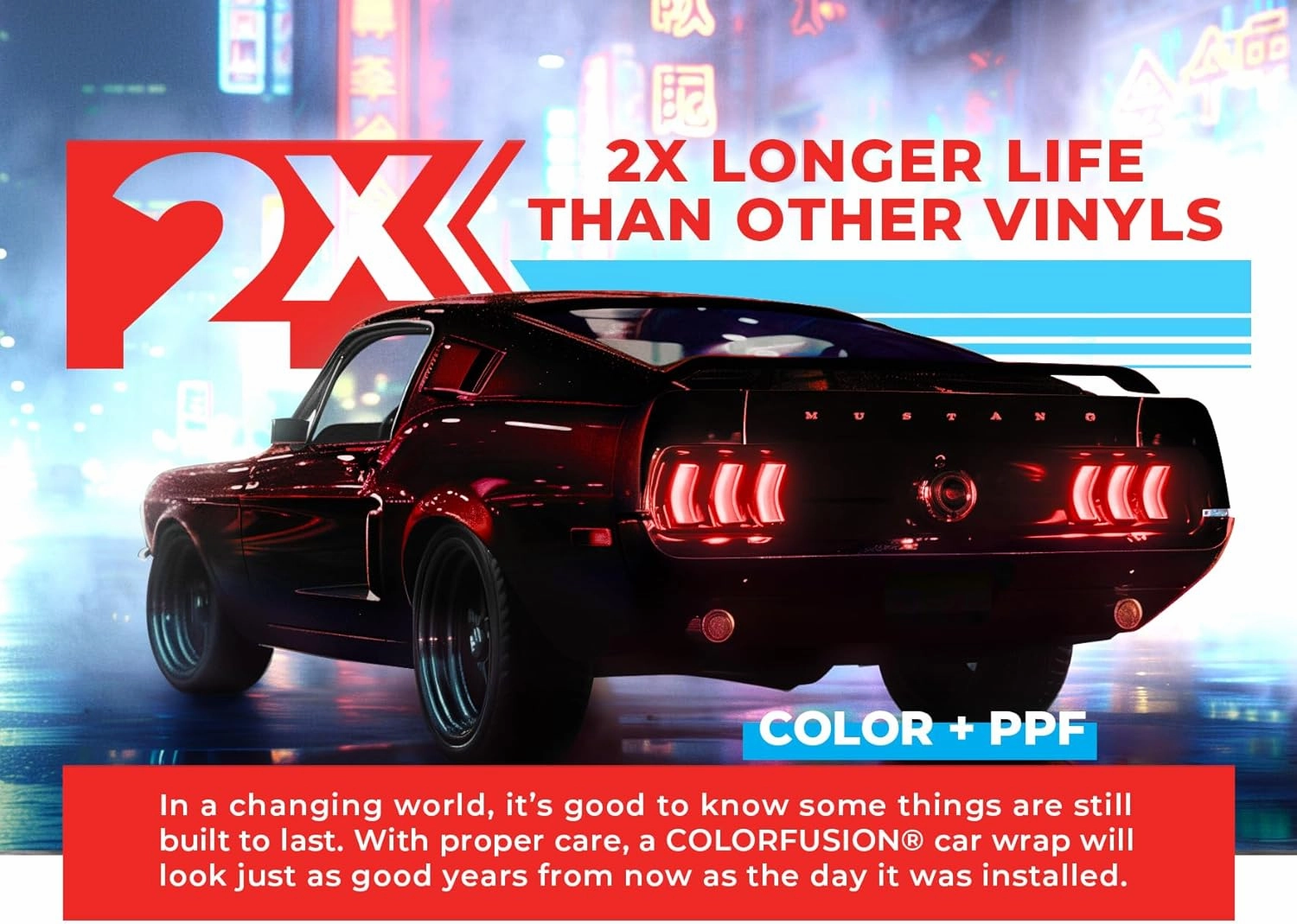 ColorFusion PPF by VViViD, Gloss Demon Dry Apply PPF Vinyl Car Wrap Roll 1.3ft x 5ft
