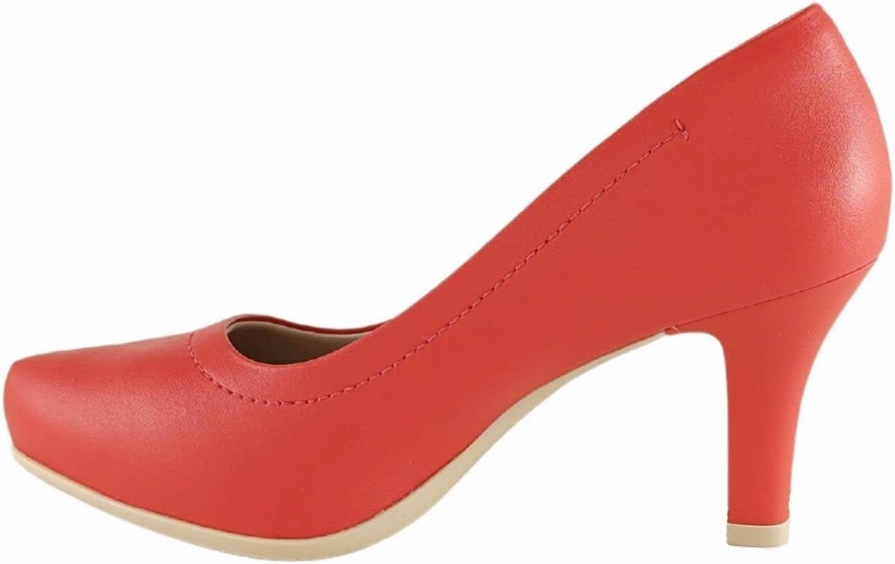 ComfortFlex Sofia Office & Health Pumps with Extra-Soft Insole and Non-Slip Sole for Women Made in Brazil