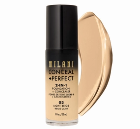 CONCEAL   PERFECT 2-IN-1 FOUNDATION - LIGHT BEIGE