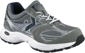 Converse Shoes: Men's Gray and Silver Cross Training Athletic Shoes C1496