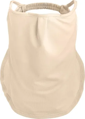 Coolibar UPF 50  Men's Women's Crestone UV Face Mask - Sun Protective (Small/Medium- Beige)