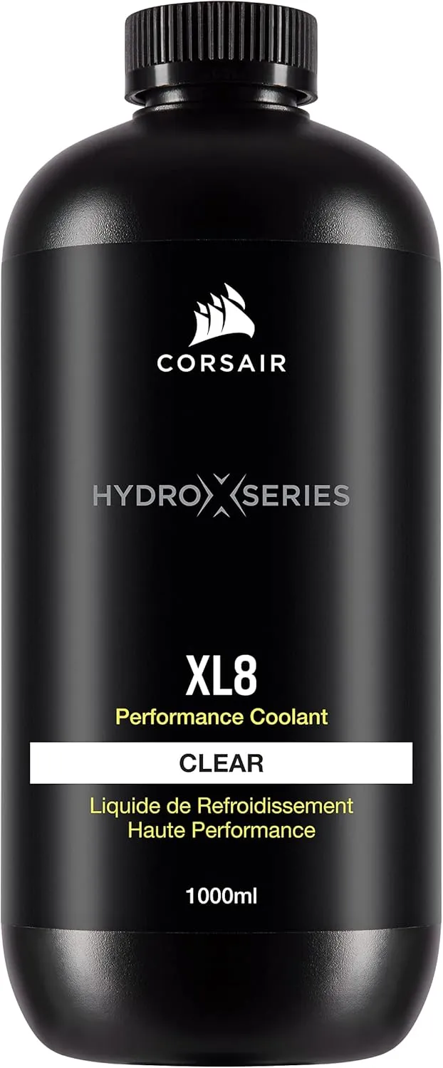 CORSAIR Hydro X Series, XL8, Performance Coolant, 1L, Clear