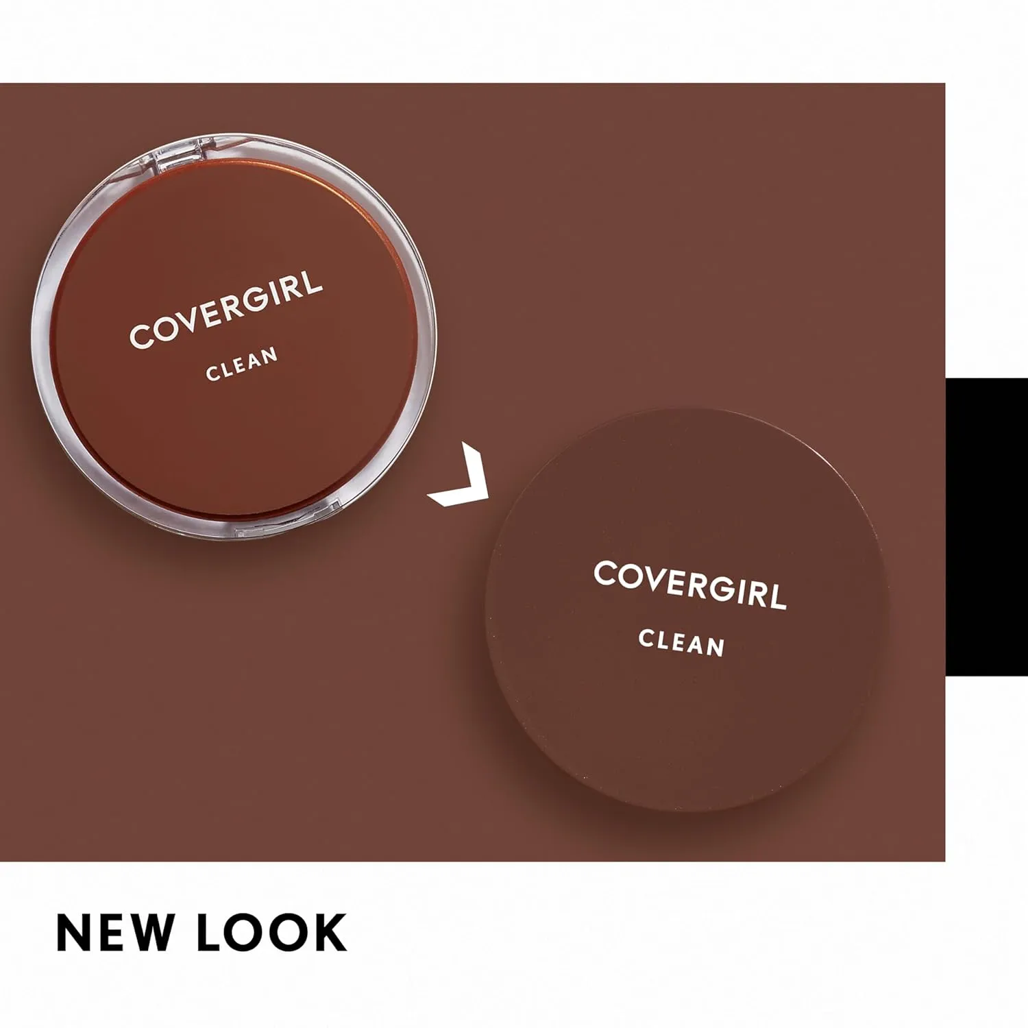 COVERGIRL Clean Pressed Powder Compact, Creamy Beige 150, 0.39 oz(11g)