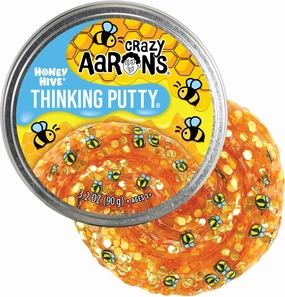 Crazy Aaron's Thinking Putty - Trendsetters - Clear Sensory Putty for Kids and Grown ups in a 4" Tin - Creative and Endless Fun, Stress Relief Therapy Toys, Never Dries Out - Made in USA