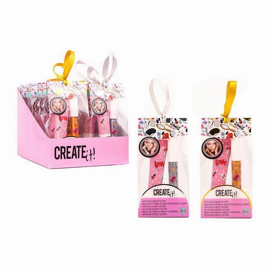 Create It! Lipgloss And Body Glitter Duo