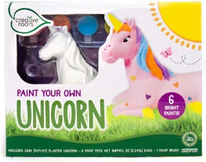 Creative Roots DIY Unicorn Coloring Kit by Horizon Group USA, Includes 6 Paint Pots & Brush, Multicolor