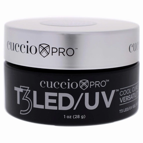 Cuccio Pro T3 LED/UV Cool Cure Versatility Gel - Controlled Levelling - Incredibly Flexible - Strong Adhesion - Thick Viscosity - Fast Application - Quick Cure - Opaque Welsh Rose - 1 Oz Nail Gel
