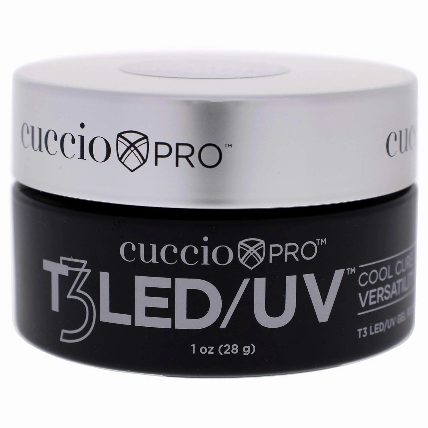 Cuccio Pro T3 LED/UV Cool Cure Versatility Gel - Controlled Levelling - Incredibly Flexible - Strong Adhesion - Thick Viscosity - Fast Application - Quick Cure - Opaque Welsh Rose - 1 Oz Nail Gel