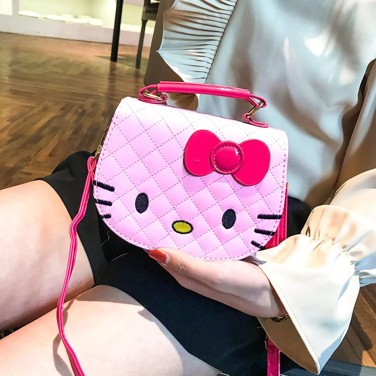 Cute Cat Purse | Kawaii Crossbody Bag for Girls and Women | Adorable Kitty Wallet Handbag