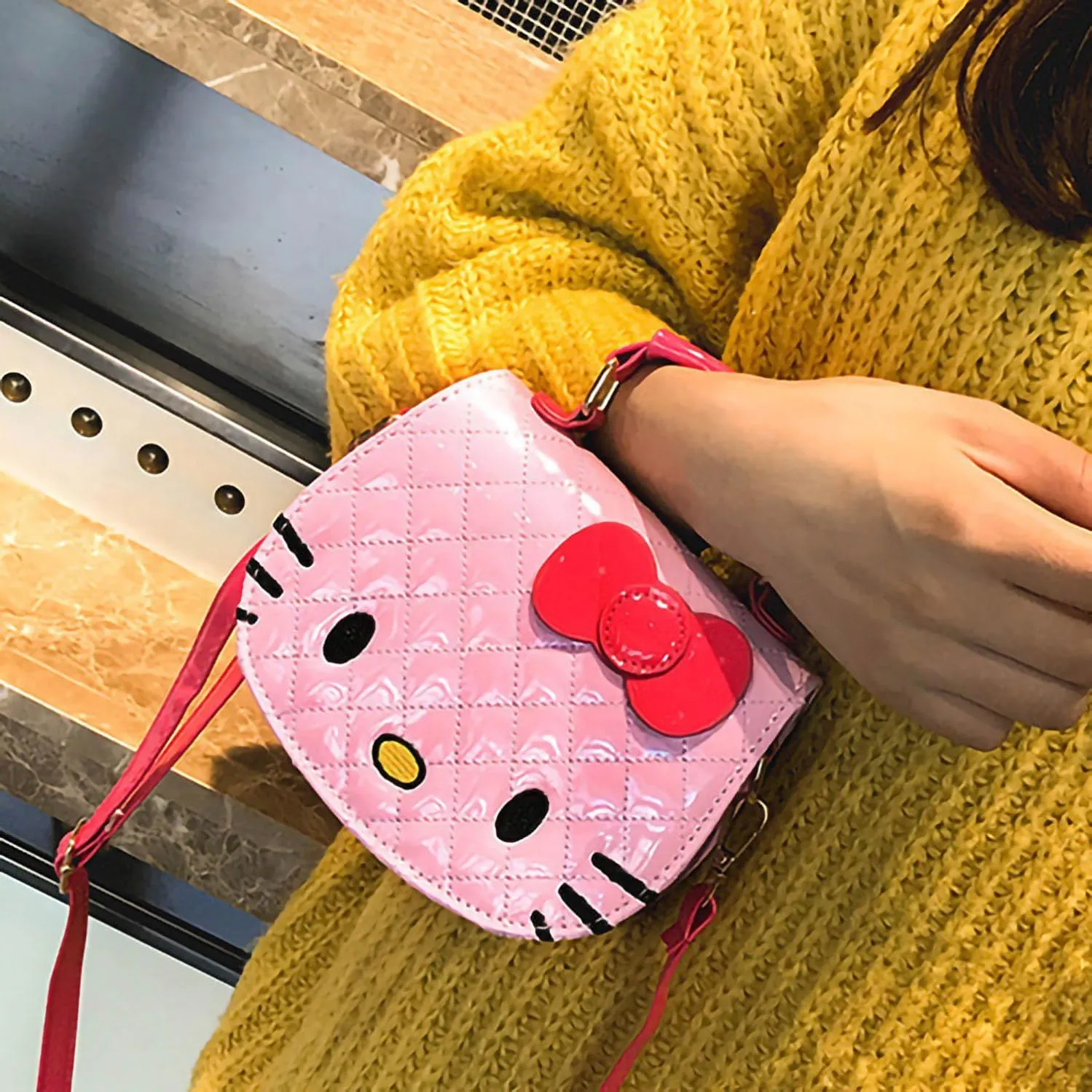 Cute Cat Purse | Kawaii Crossbody Bag for Girls and Women | Adorable Kitty Wallet Handbag
