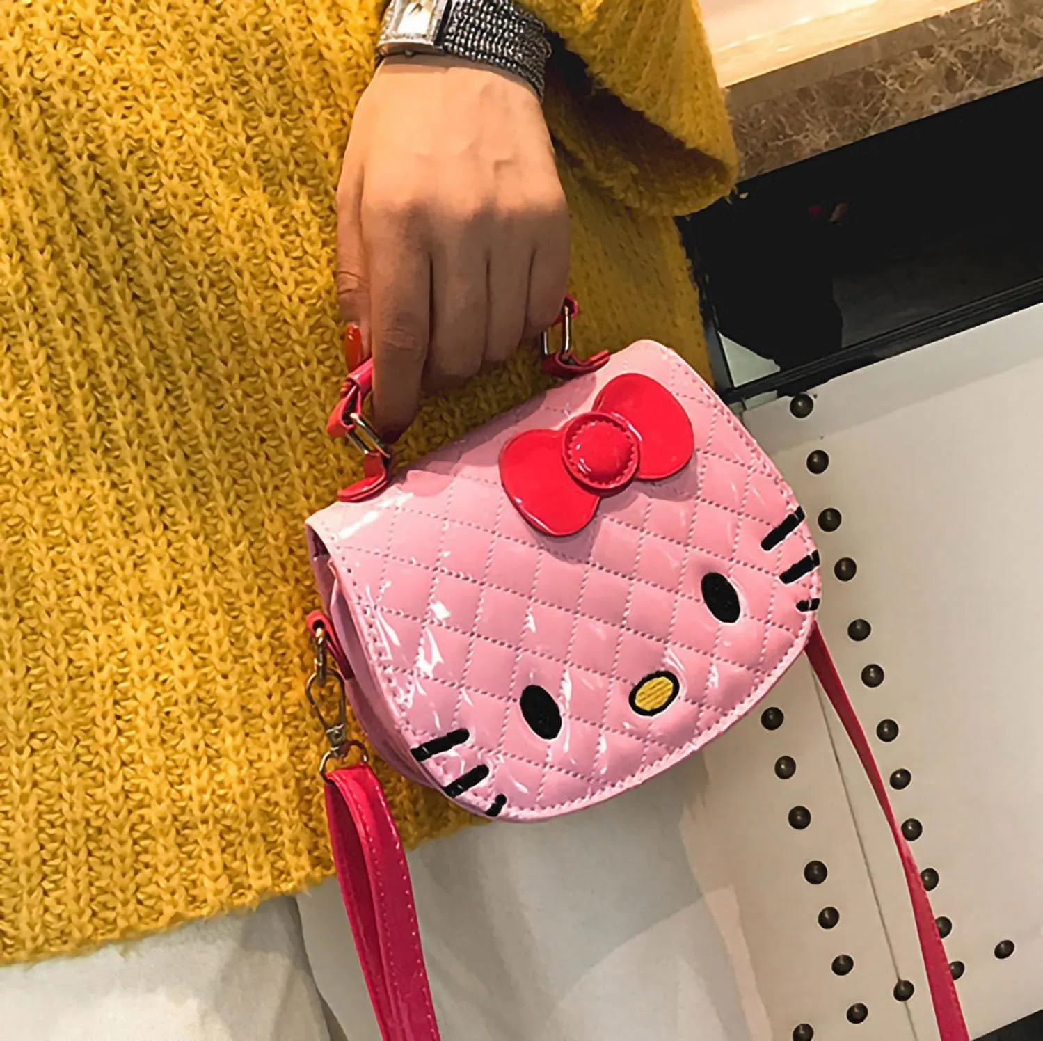 Cute Cat Purse | Kawaii Crossbody Bag for Girls and Women | Adorable Kitty Wallet Handbag