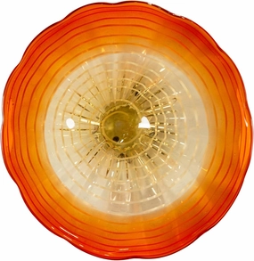 Dale Tiffany 17091AW-D12 Viento Hand Blown Art Glass Wall Decor, Multicolor, 12" Diameter