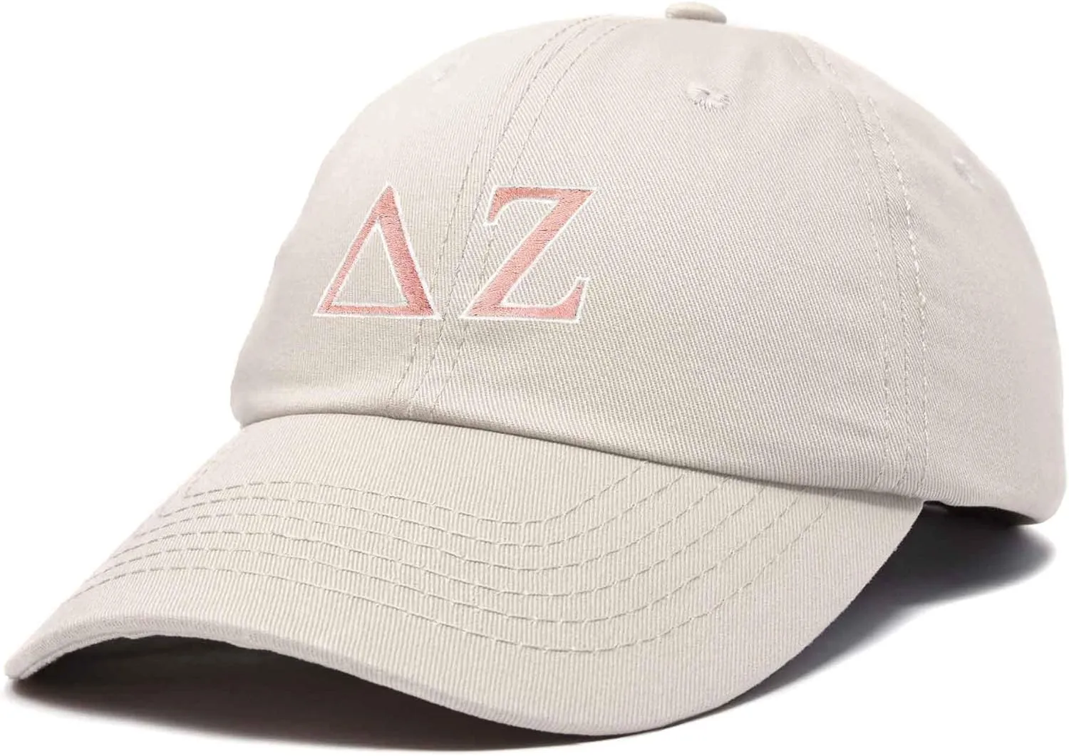 DALIX Delta Zeta Sorority Hat Womens Greek Letters Embroidered Baseball Cap