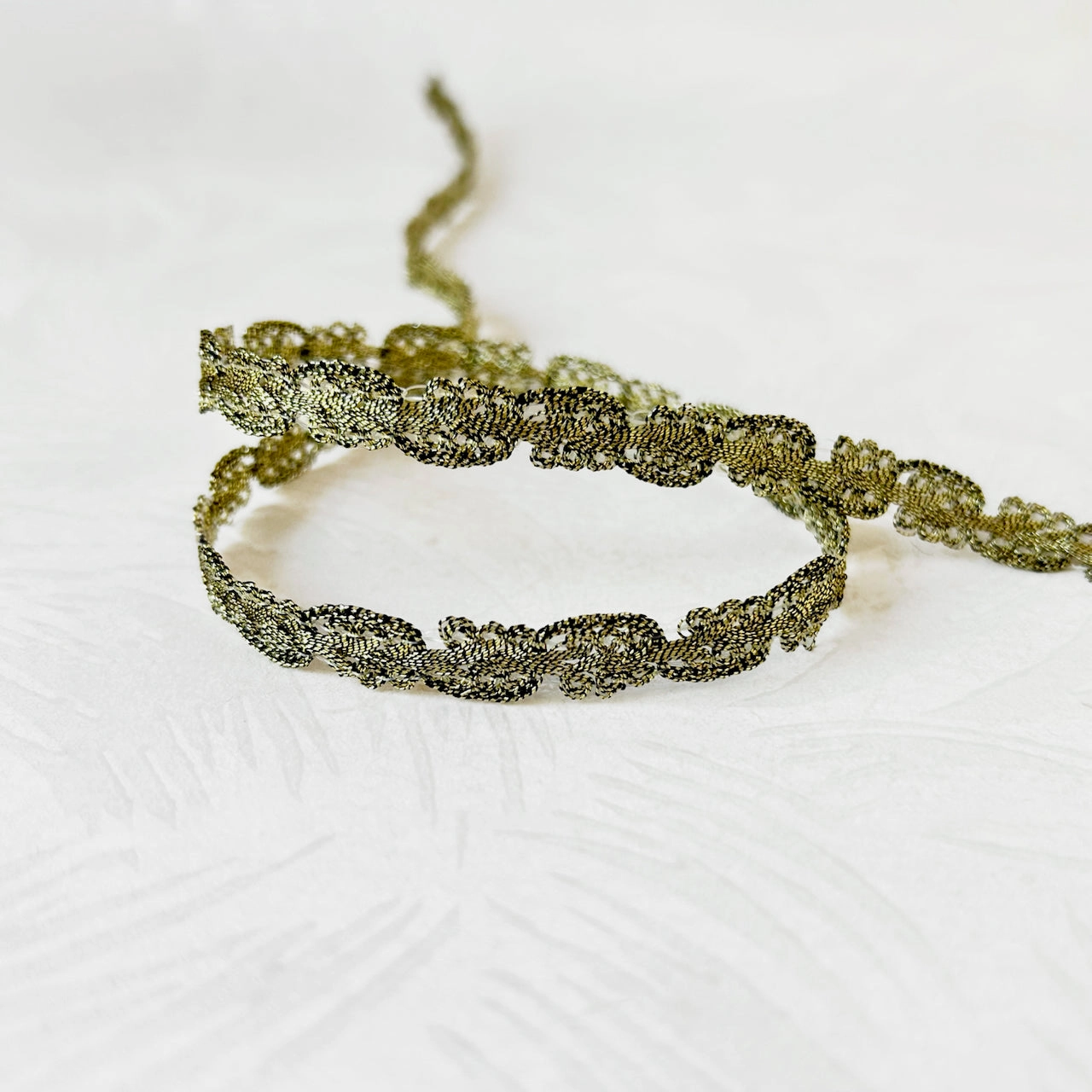 Delicate Metallic Scroll Trim - Multiple Colorways
