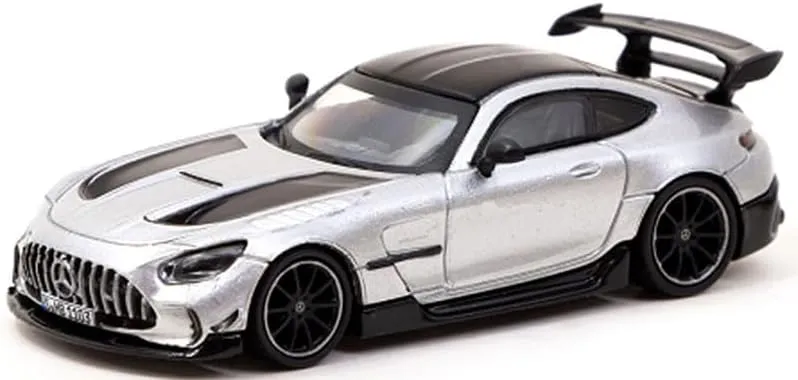 Diecast Model Car Collectibles Compatible with Tarmac Works 1:64 Mercedes-Benz AMG GT Black Series Silver Metallic T64G-042-SL
