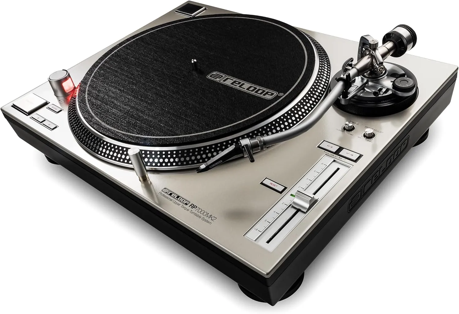 Direct Drive High Torque Turntable in silver