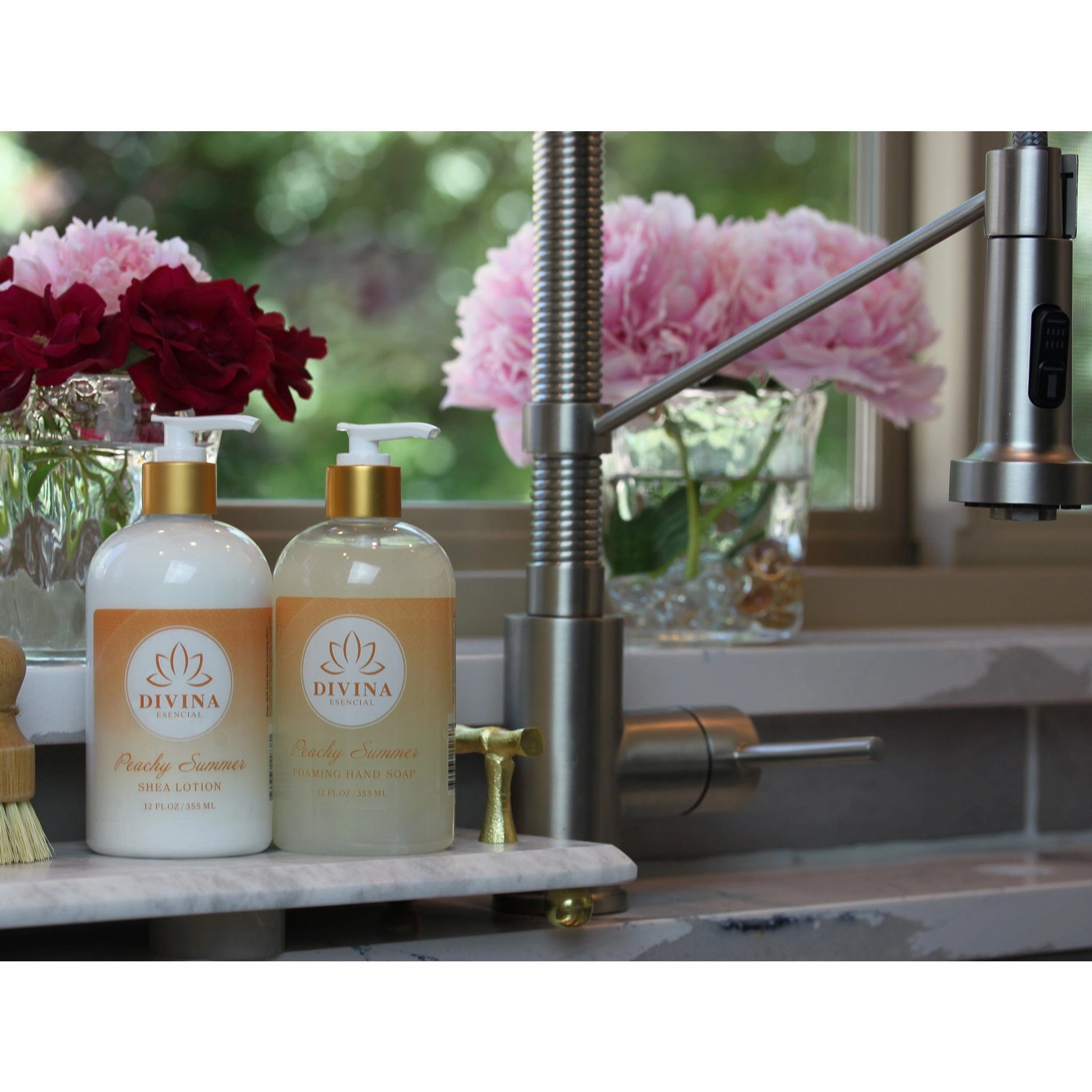 Divina Esencial Hand Soap & Shea Lotion Peachy Summer 2-Piece Set