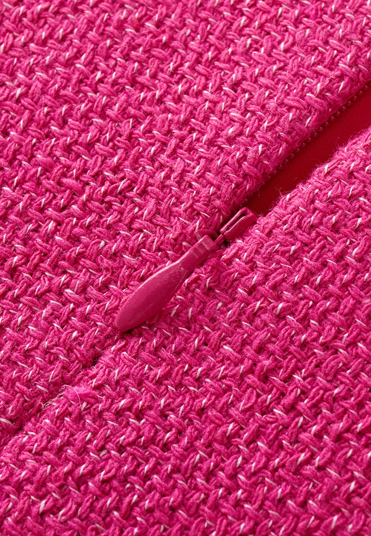 Dolly Vibrant Pink Embellished Dress