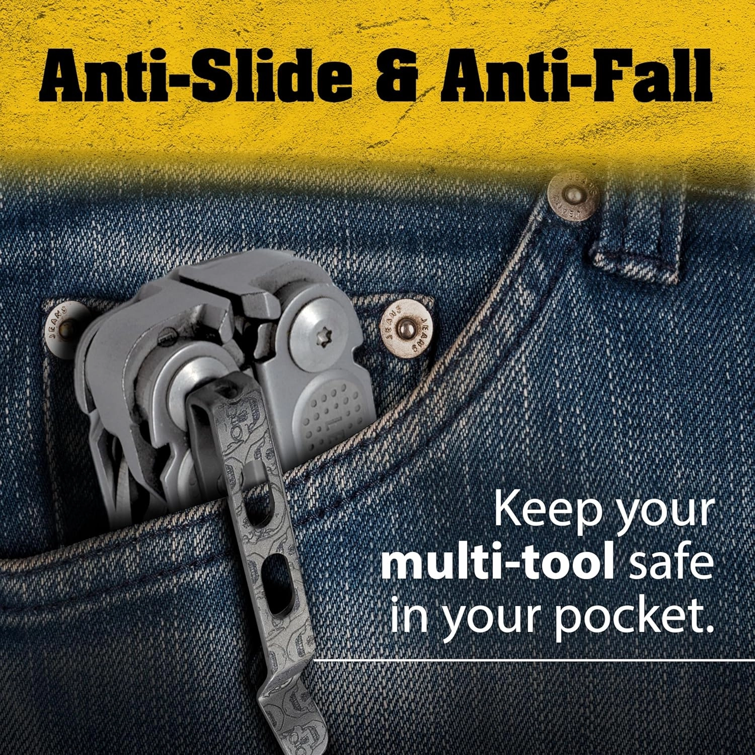 Donk! Titanium Pocket Clip. Made for Leatherman Free (P2, P4, T2 & T4) Curl & Bond. TC4 Titanium. Matte Finish. 2 Screws. 5 Custom Designs. Extra Carry Options - 'Numb Skulls’