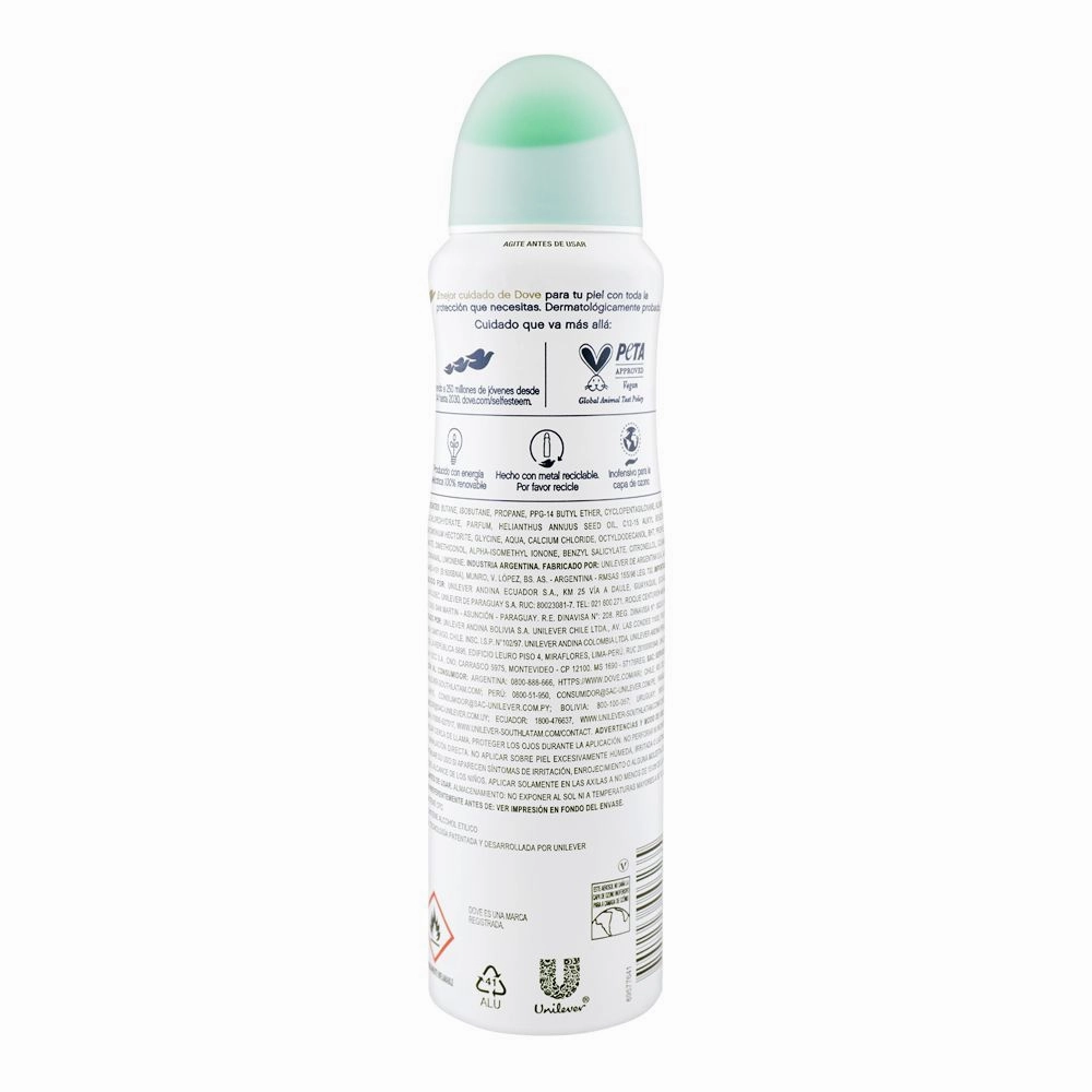 Dove Go Fresh Cucumber & Green Tea Anti-Transparent Deodorant Spray | Dove | For Women