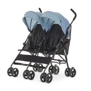 Dream On Me Twin Venture Umbrella Stroller in Light Blue