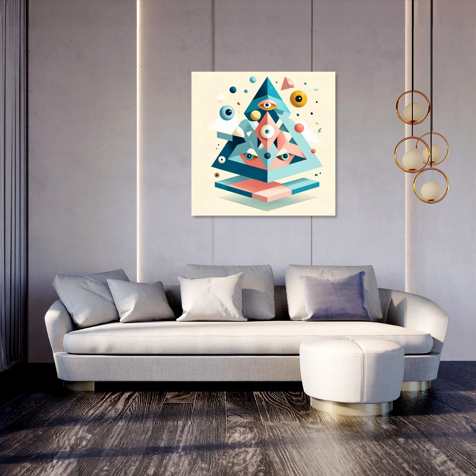 Dreamscape Pyramid Canvas