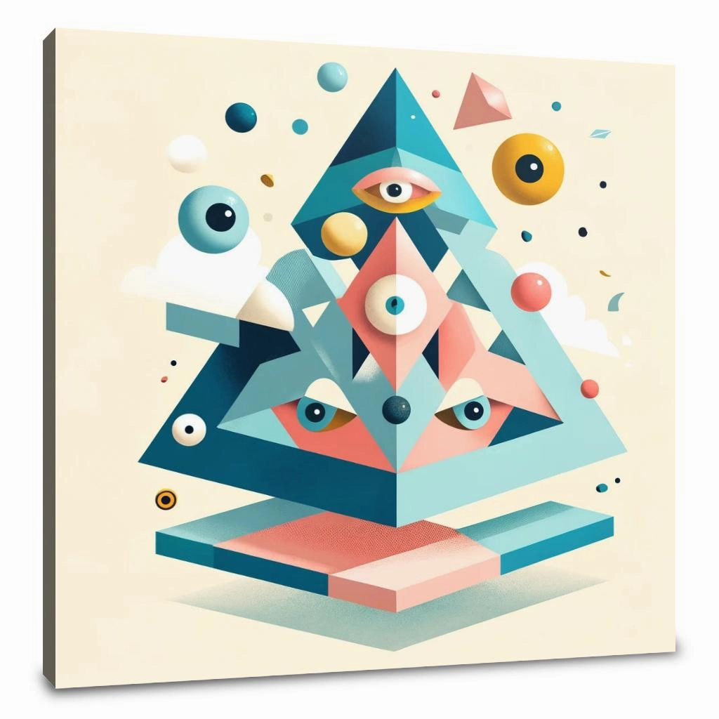 Dreamscape Pyramid Canvas