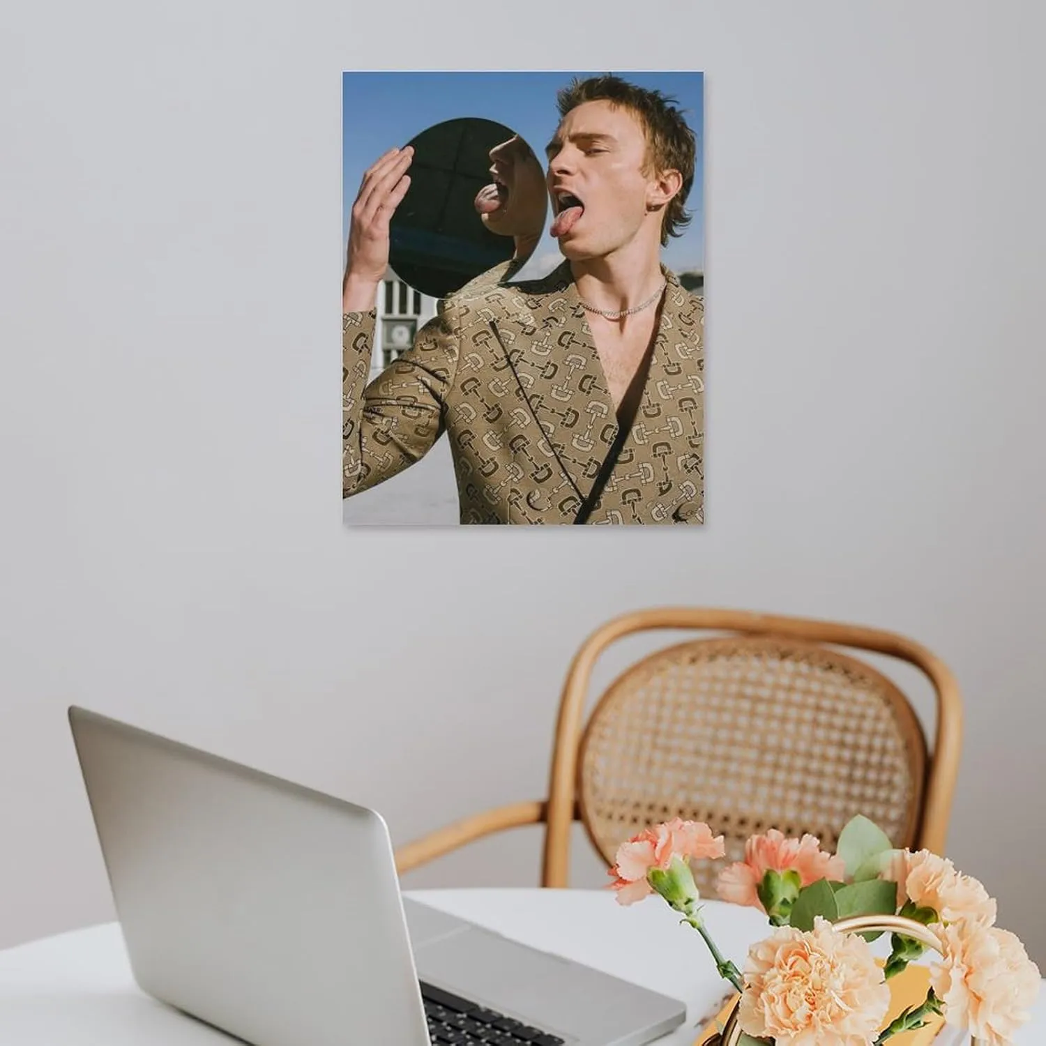 Drew Starkey Actor Ortrait Poster 2 Living Room Printing Oil Painting Interior Decoration Poster 12x16inch(30x40cm) Unframe-style