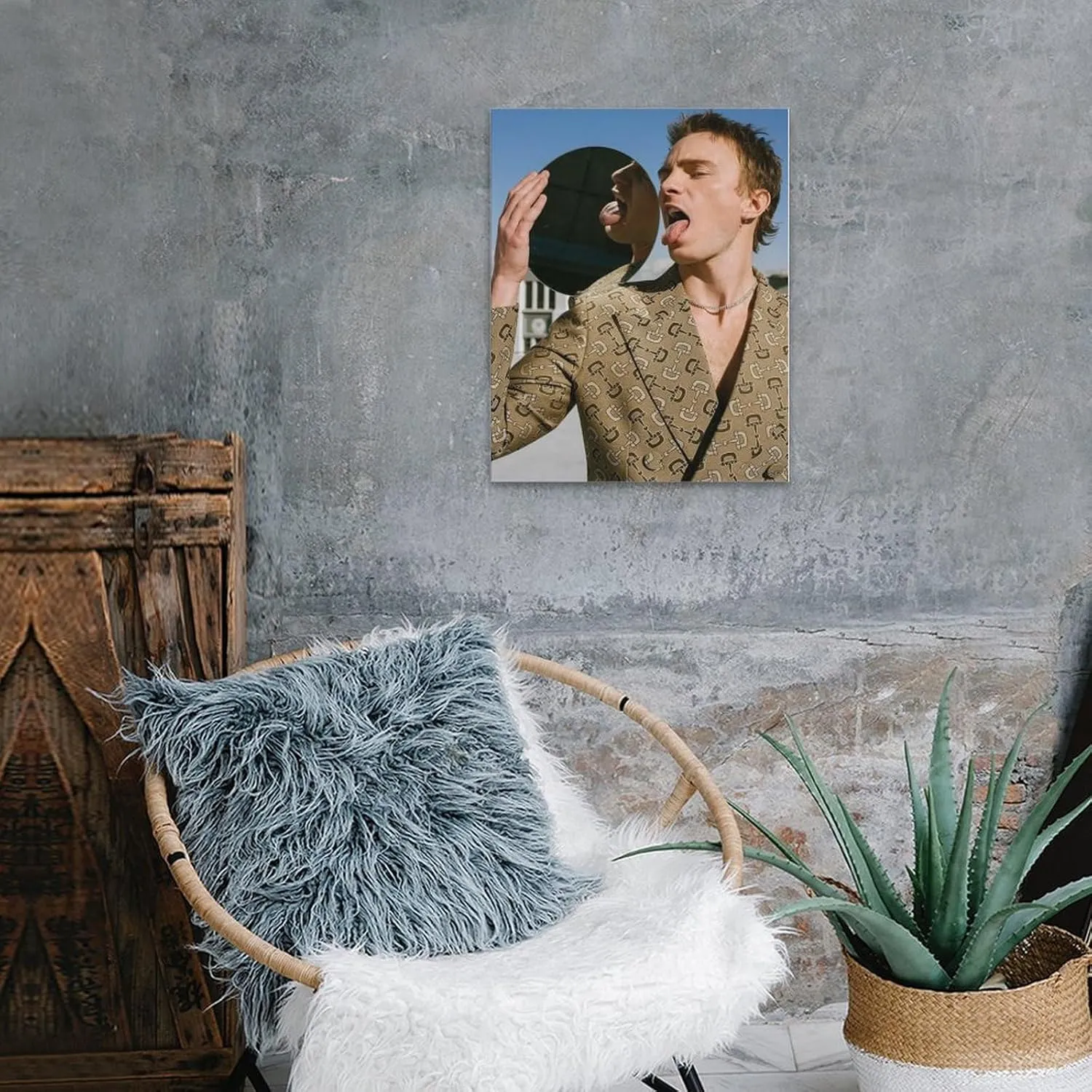 Drew Starkey Actor Ortrait Poster 2 Living Room Printing Oil Painting Interior Decoration Poster 12x16inch(30x40cm) Unframe-style