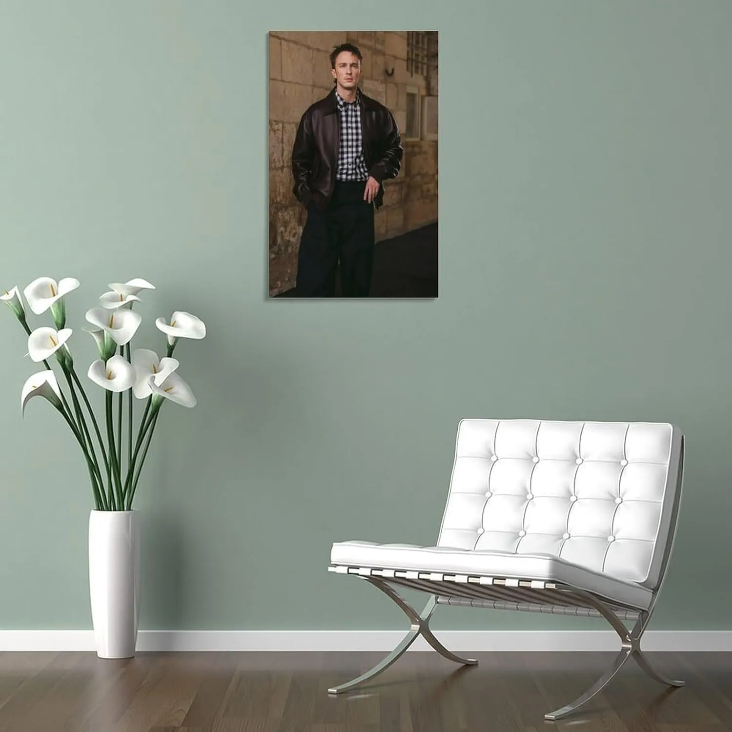 Drew Starkey Actor Ortrait Poster 4 Living Room Printing Oil Painting Interior Decoration Poster 08x12inch(20x30cm) Frame-style
