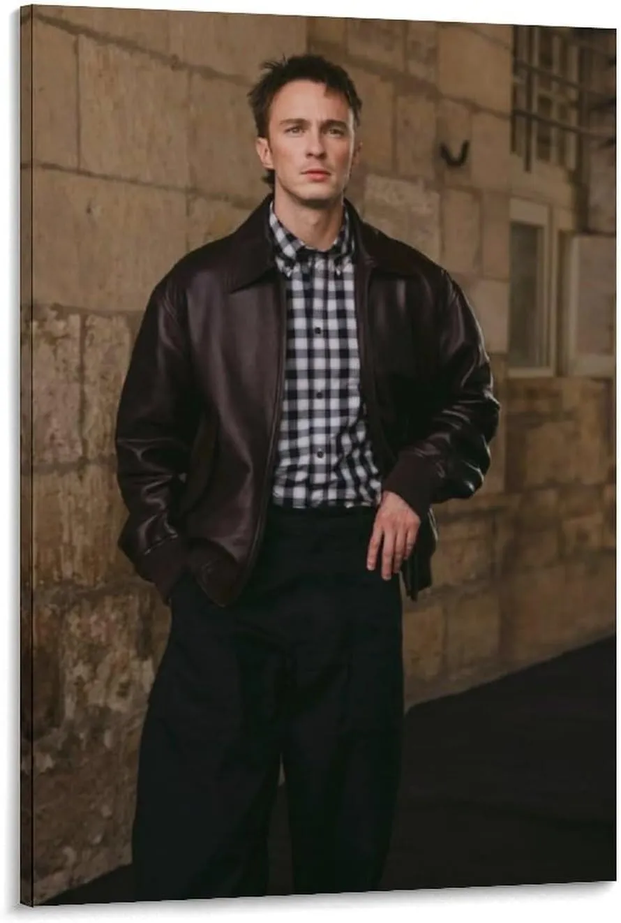 Drew Starkey Actor Ortrait Poster 4 Living Room Printing Oil Painting Interior Decoration Poster 08x12inch(20x30cm) Frame-style