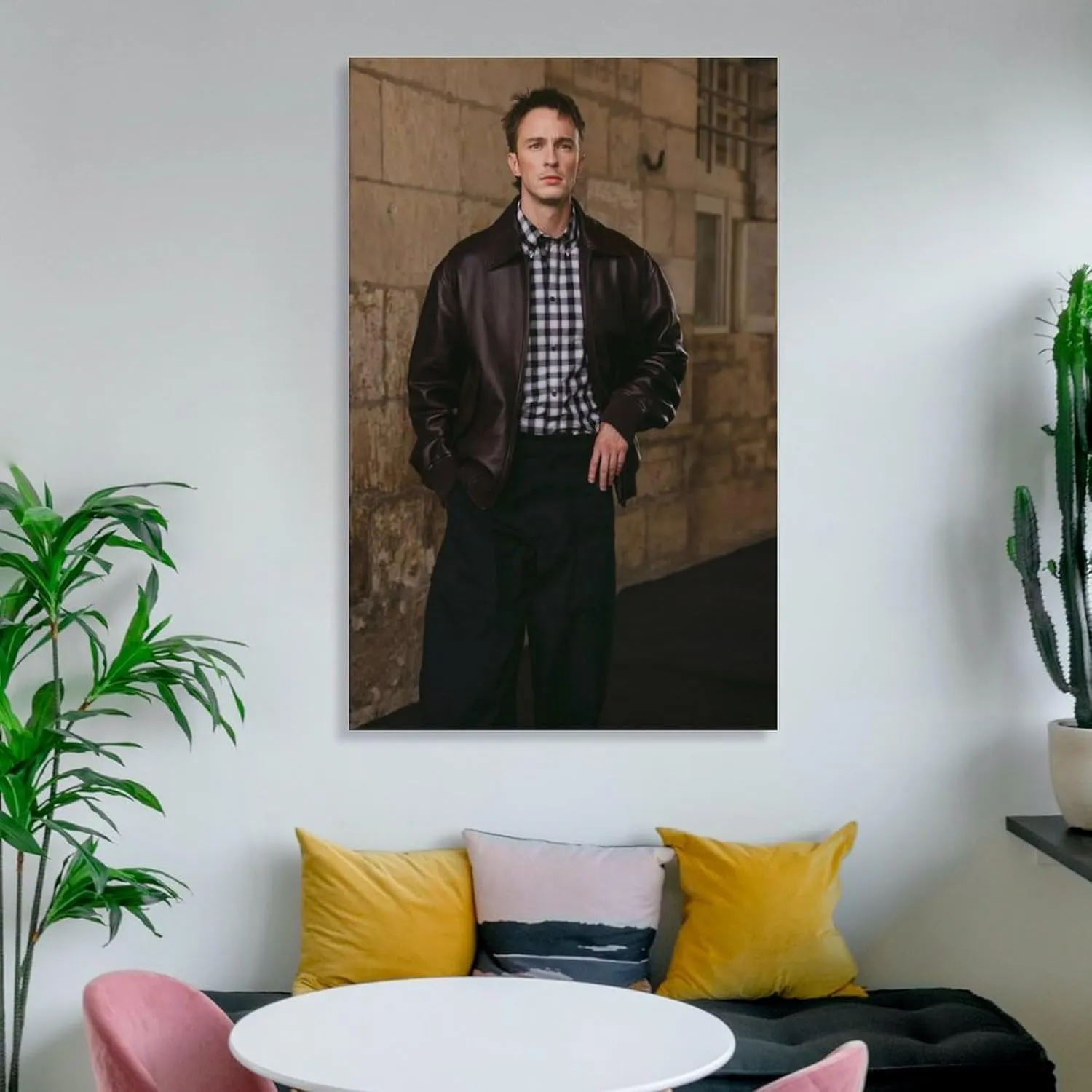 Drew Starkey Actor Ortrait Poster 4 Living Room Printing Oil Painting Interior Decoration Poster 08x12inch(20x30cm) Frame-style
