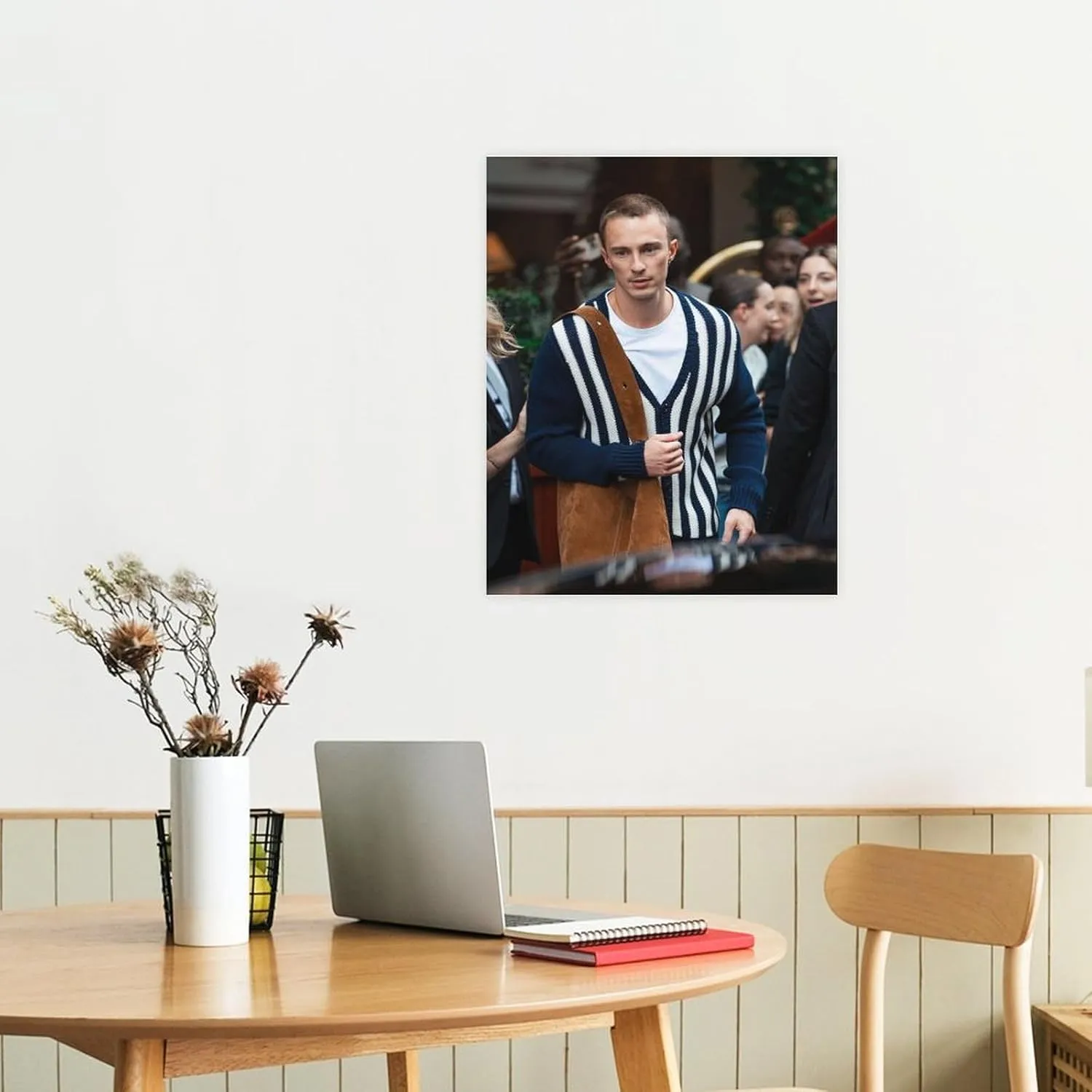 Drew Starkey Actor Ortrait Poster 5 Living Room Printing Oil Painting Interior Decoration Poster 08x10inch(20x25cm) Frame-style