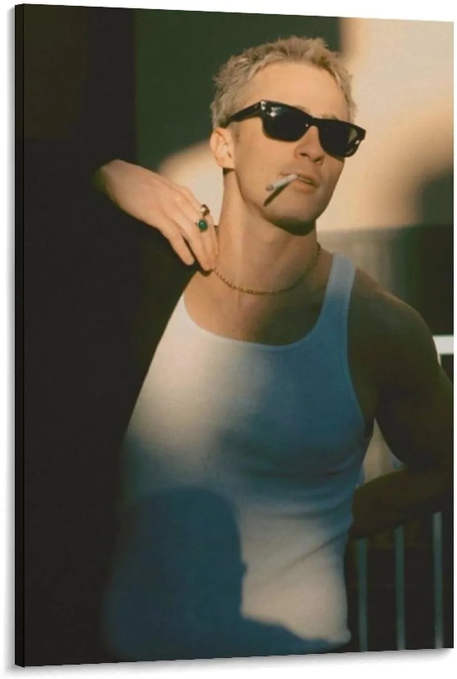 Drew Starkey Actor Ortrait Poster 8 Living Room Printing Oil Painting Interior Decoration Poster 08x12inch(20x30cm) Frame-style