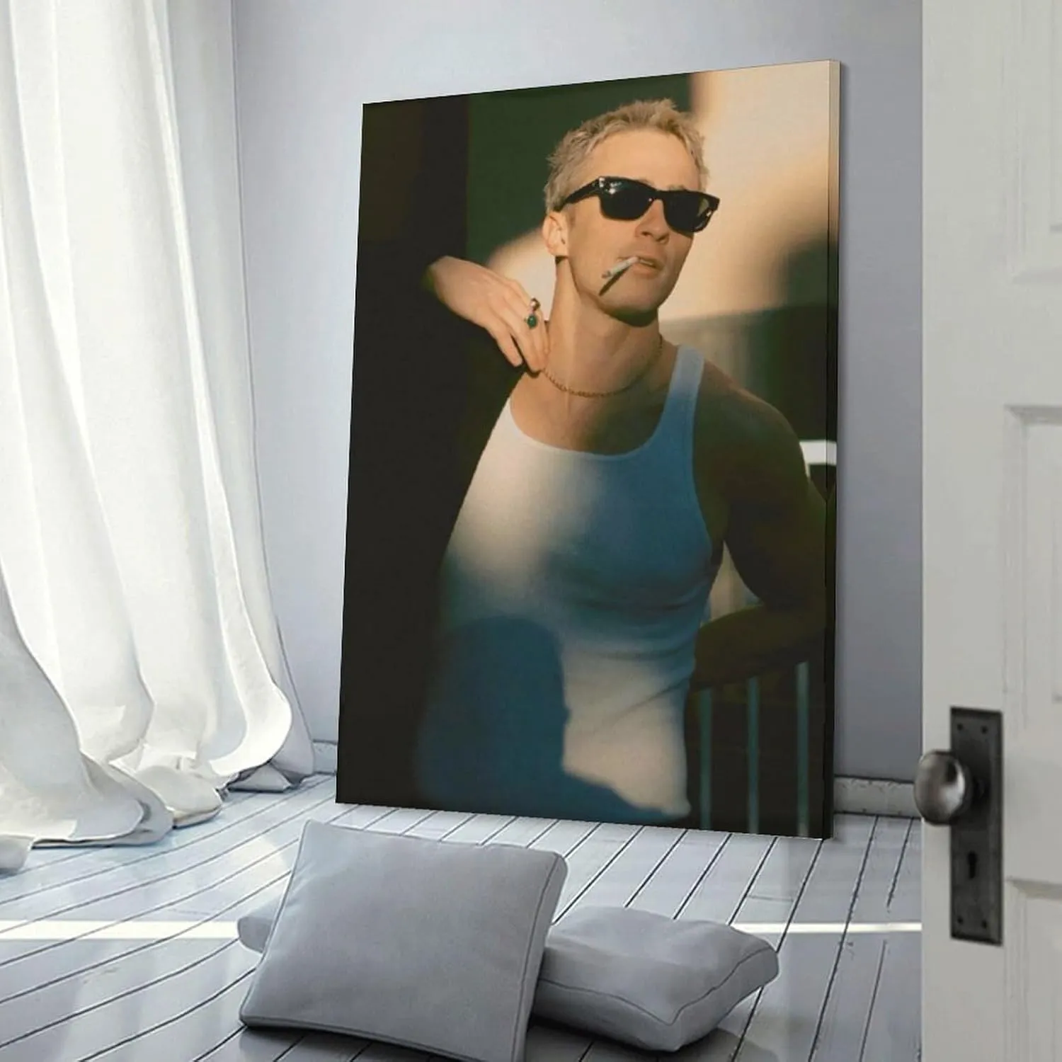 Drew Starkey Actor Ortrait Poster 8 Living Room Printing Oil Painting Interior Decoration Poster 08x12inch(20x30cm) Frame-style
