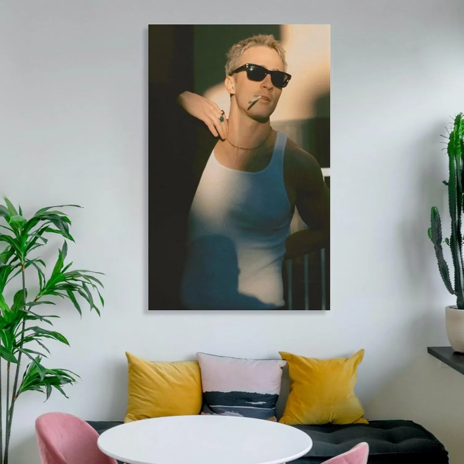Drew Starkey Actor Ortrait Poster 8 Living Room Printing Oil Painting Interior Decoration Poster 08x12inch(20x30cm) Frame-style