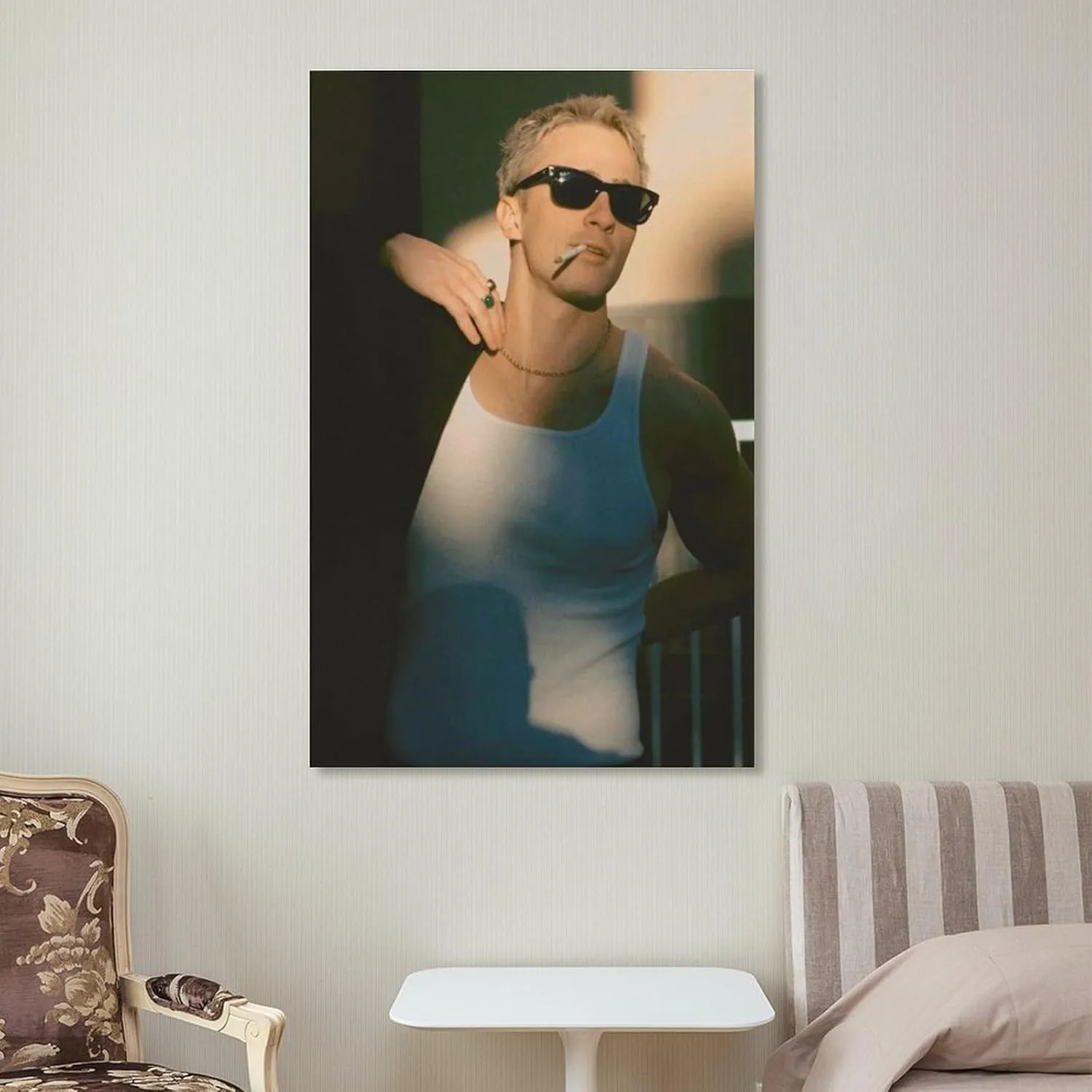 Drew Starkey Actor Ortrait Poster 8 Living Room Printing Oil Painting Interior Decoration Poster 08x12inch(20x30cm) Frame-style