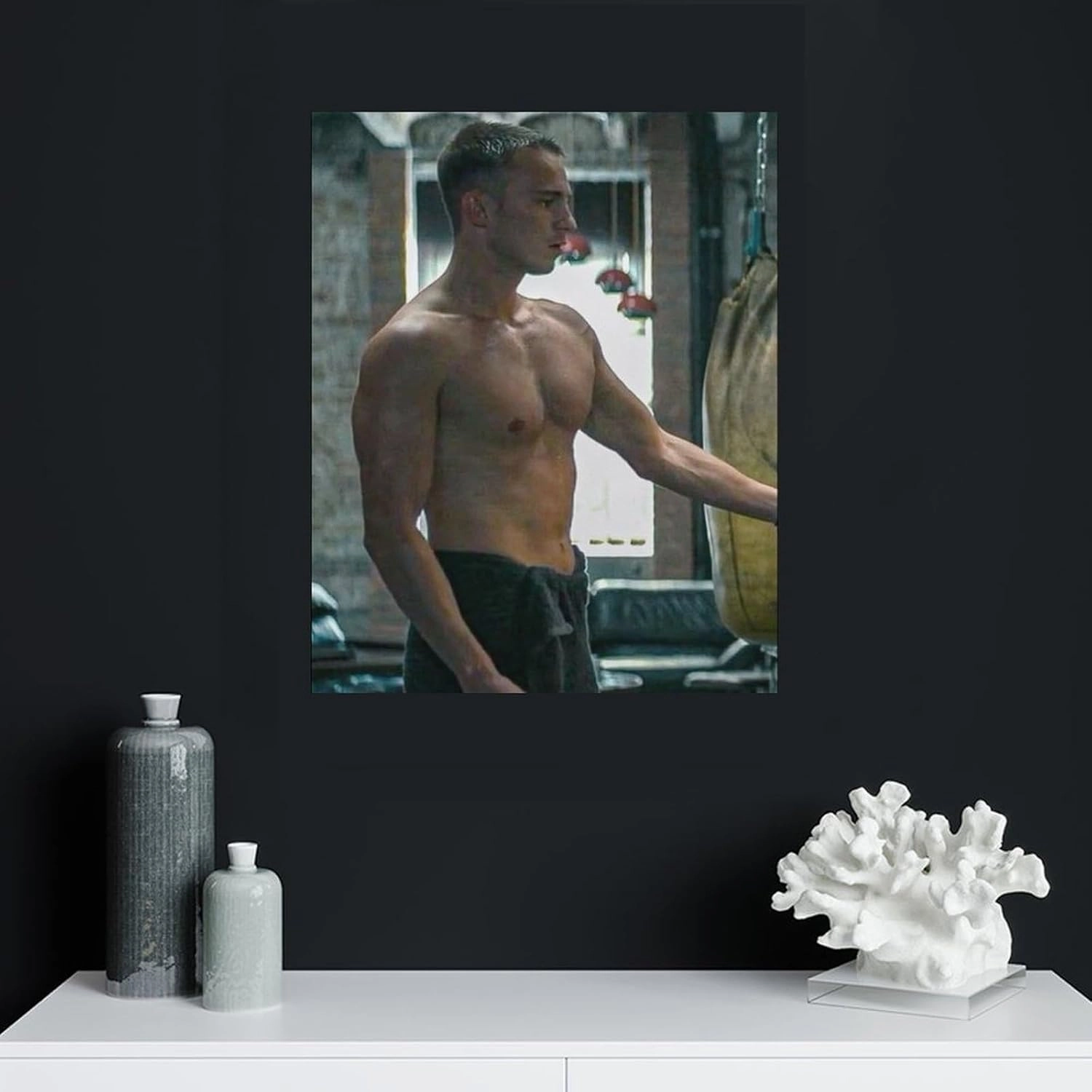 Drew Starkey Actor Portrait Poster 4 Living Room Printing Oil Painting Interior Decoration Poster 08x10inch(20x25cm) Frame-style