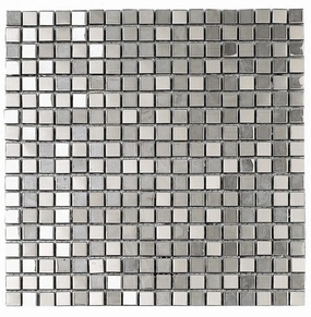 Dune Metallic Silver D940 Mosaic Tile 30x30cm