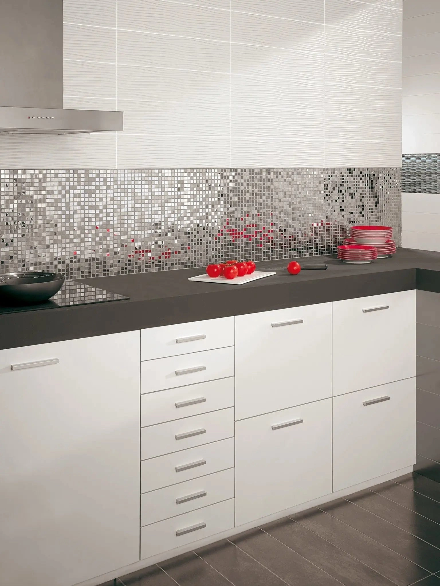 Dune Metallic Silver D940 Mosaic Tile 30x30cm