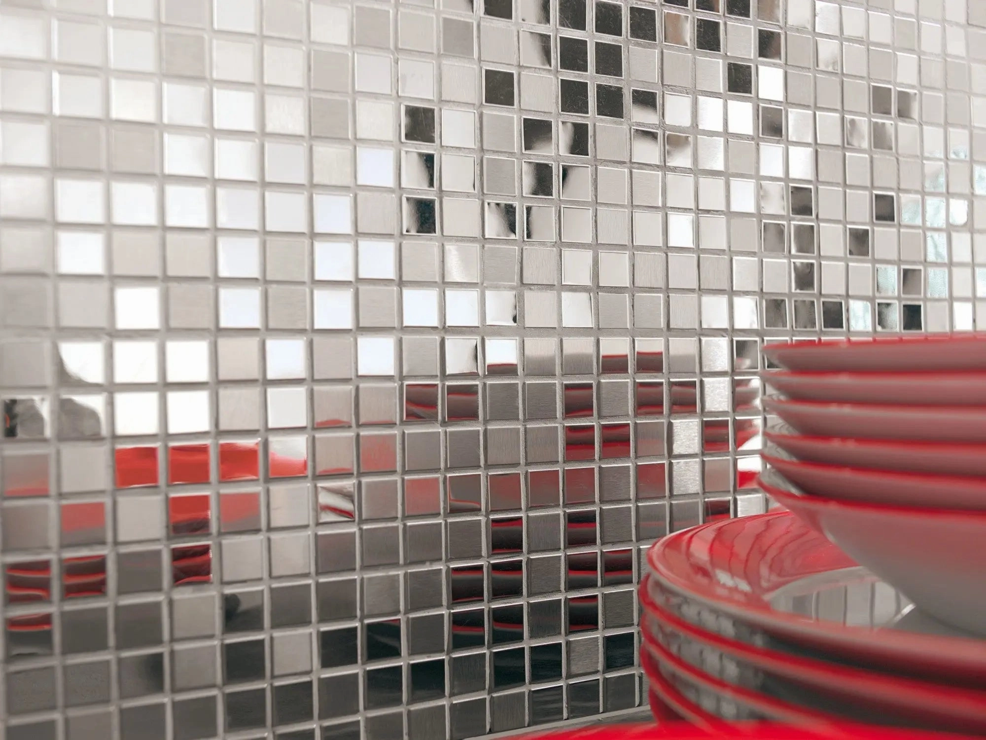 Dune Metallic Silver D940 Mosaic Tile 30x30cm