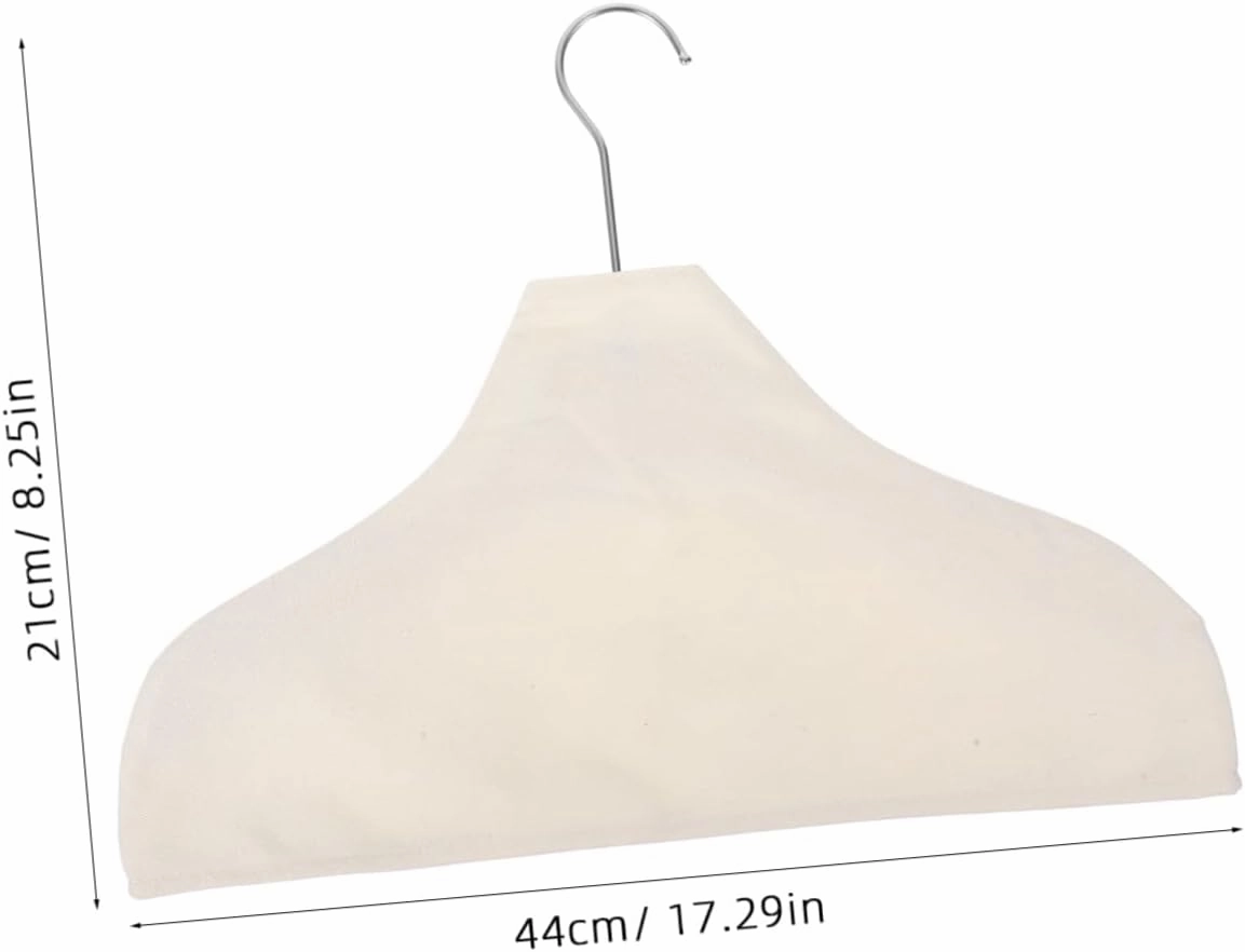 Dustproof Hanger Fabric Case Anti-Slip Hanger Fabric Cover Shoulder Protectors