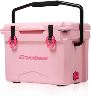 EchoSmile 12/18 Quart Rotomolded Cooler, Built to Stand up to The Rigors of The Journey