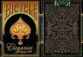 Ellusionist Bicycle Elegance Limited Edition Emerald Green Playing Cards - 56 Cards, Tuck Box - Custom Design, Classic Style - English - Adults 36 