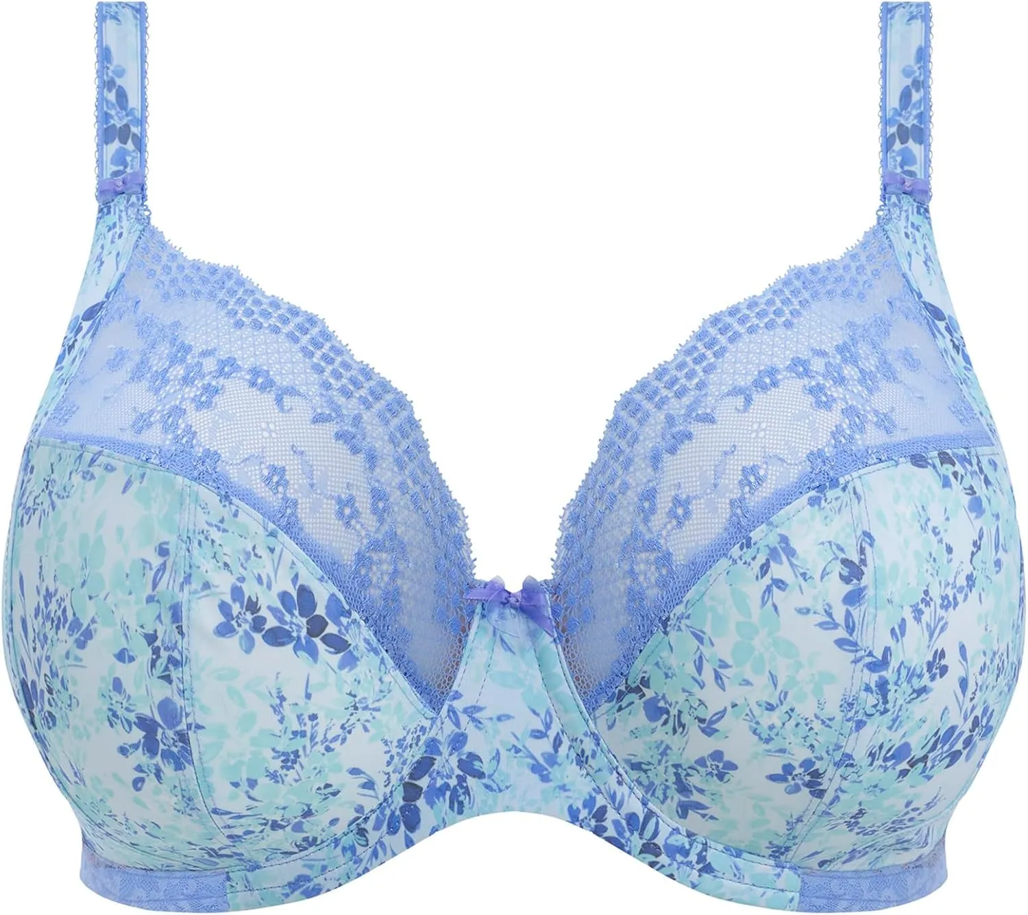 Elomi Women's Plus Size Lucie Stretch Lace Underwire Plunge Bra