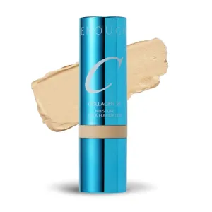 ENOUGH Collagen 3X Moisture Stick Foundation with Brush, Full Coverage Tinted Sunscreen for Face, Long-Lasting Korean Makeup, Perfect Тinted Мoisturizer with SPF 50  (#13N Light Beige, 0.49 oz / 14g)
