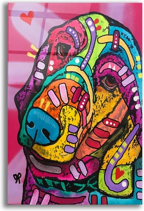 Epic Art 'Charlotte' by Dean Russo, Acrylic Glass Wall Art, 12"x16"