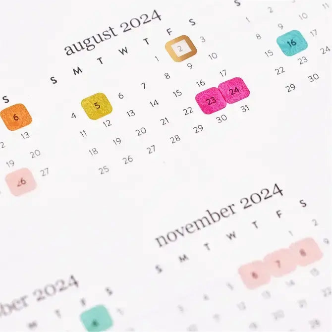 Erin Condren Multicoloured Transparent Squares Sticker Pack