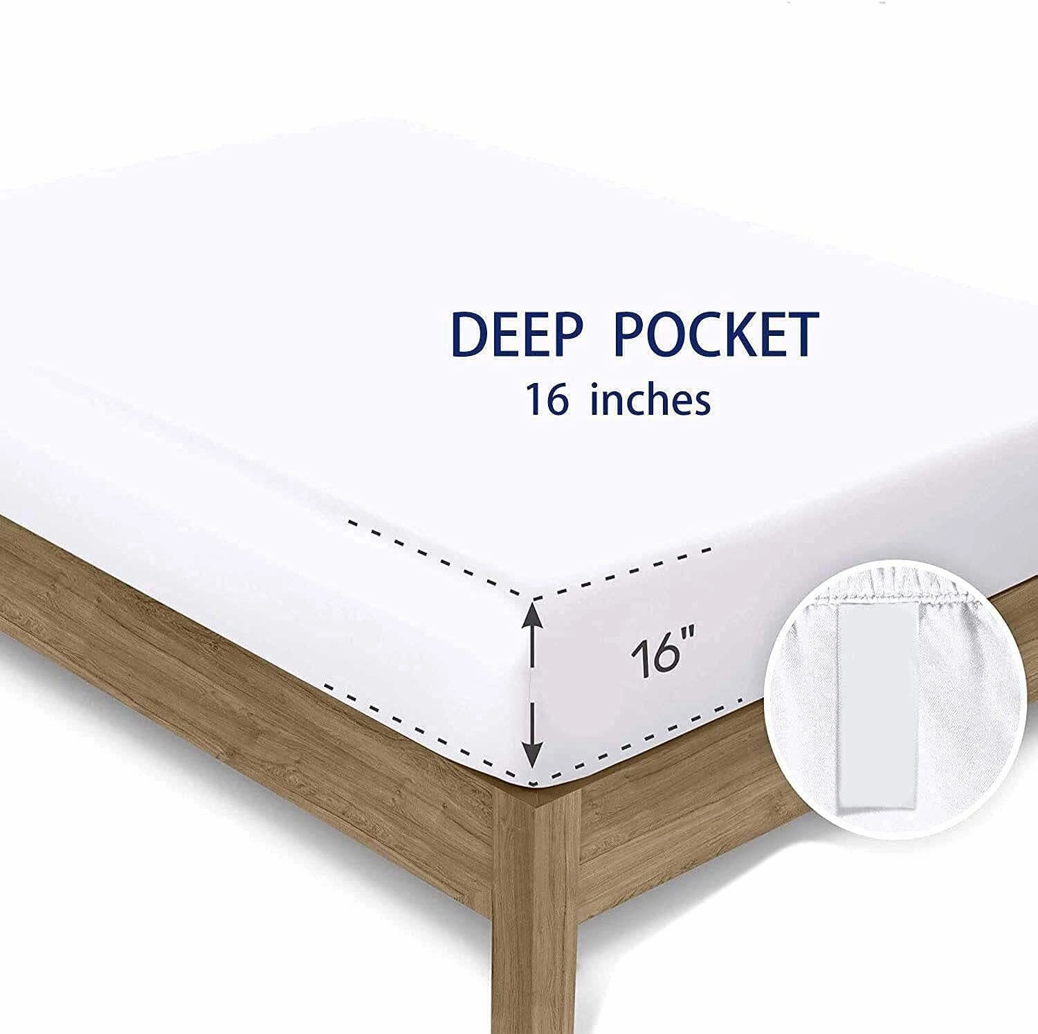 Erosebridal Deer Hunting Queen Size Bedding Set Woodland Wildlife Sheet Set Nature Wild Deer Animal Bed Sheets Rustic Cabin Jungle Elk Bed Sheet Set 4 Piece for Kids Boys Girls Room Decor