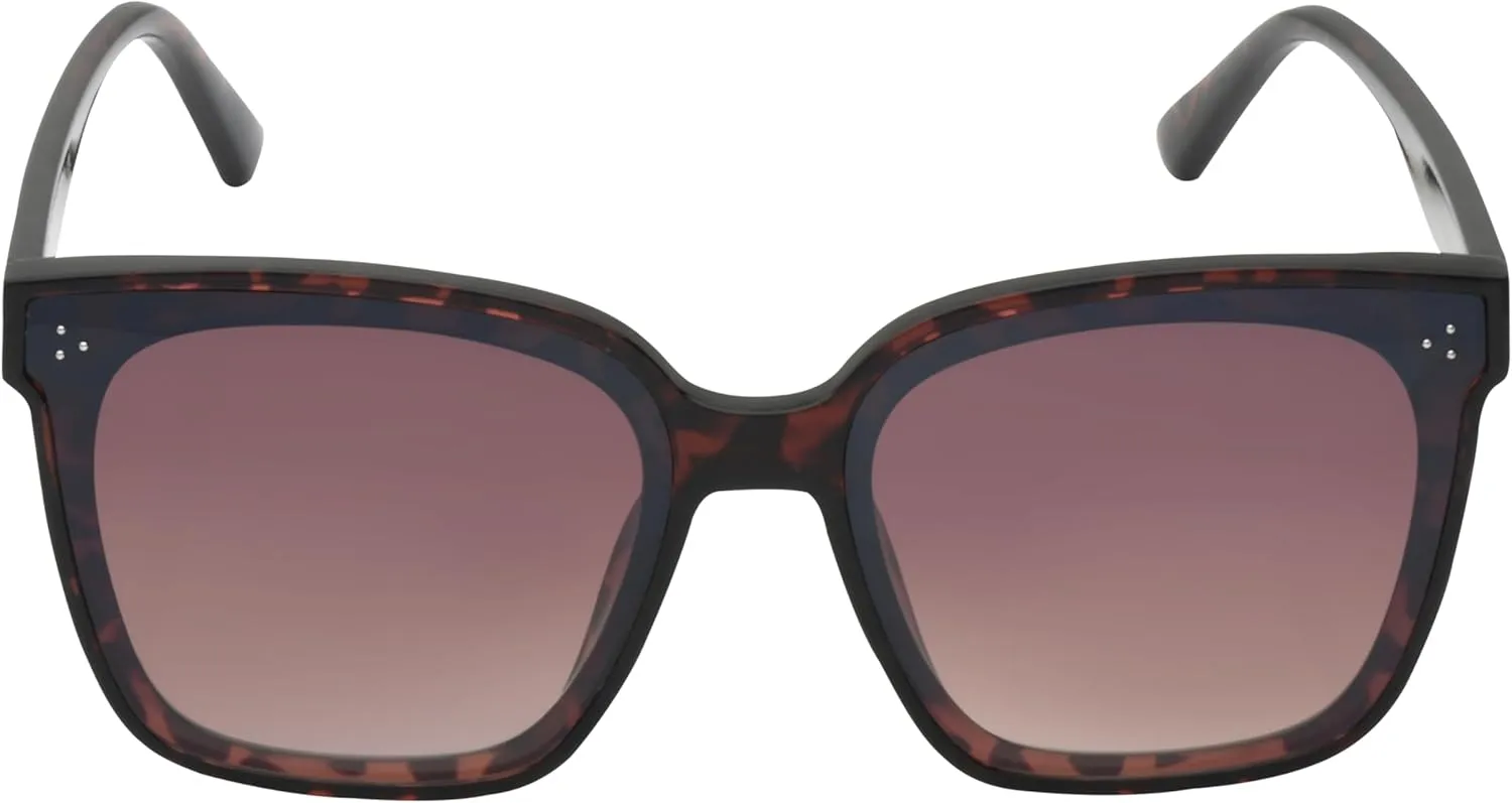 essica Simpson Women's J6214 Oversized Cat Eye Square Sunglasses